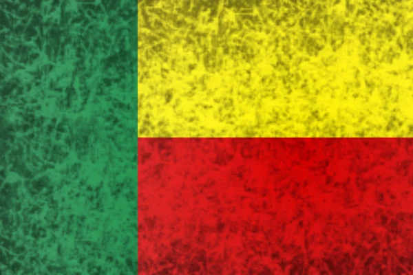 Flagge von Benin. — Stockfoto