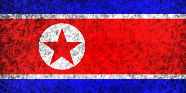 Kuzey Kore bayrağı.