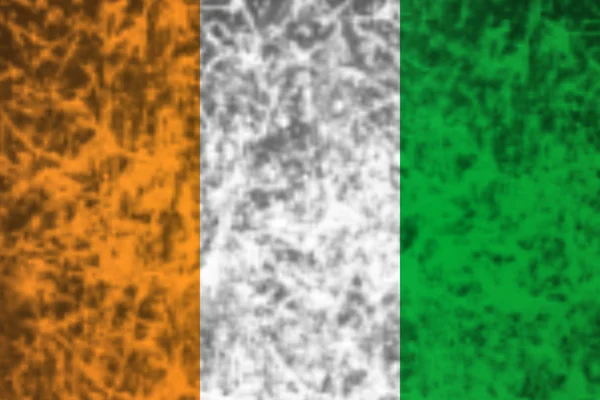 Flag of Cote d'Ivoire. — Stock Photo, Image