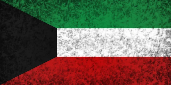 Bandera de Kuwait . — Foto de Stock