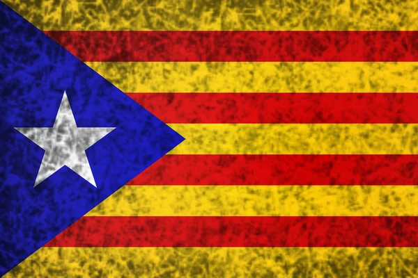 Flag of Catalonia. — Stock Photo, Image