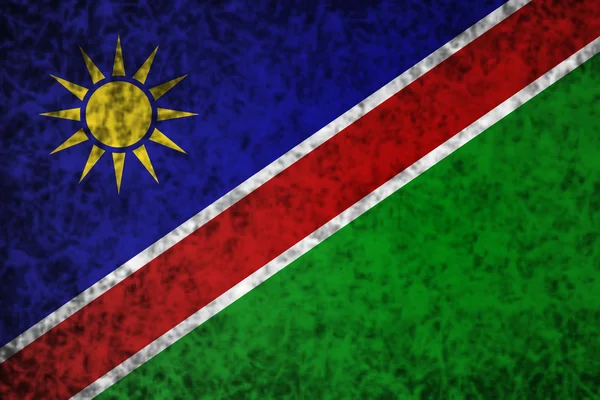 Vlajka Namibie. — Stock fotografie
