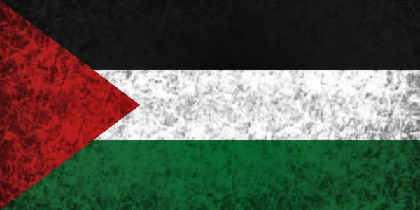 Flagge von Palestin. — Stockfoto