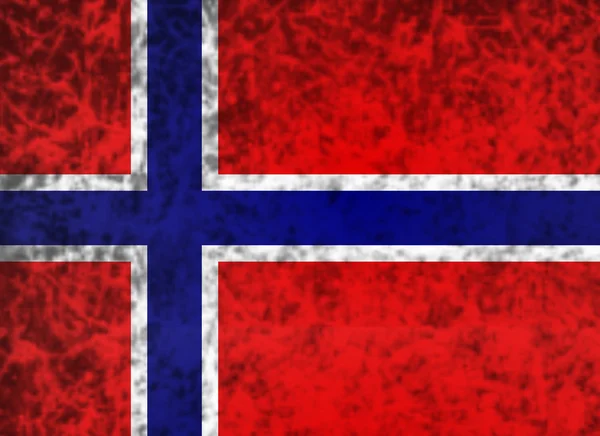 Bandeira da Noruega . — Fotografia de Stock