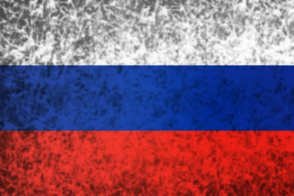 Vlag van Rusland. — Stockfoto