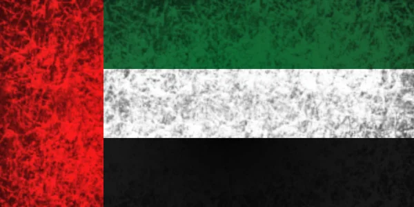 Bandera de Emiratos Árabes Unidos. — Foto de Stock