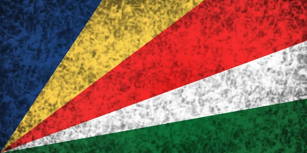 Bandera de seychelles . —  Fotos de Stock