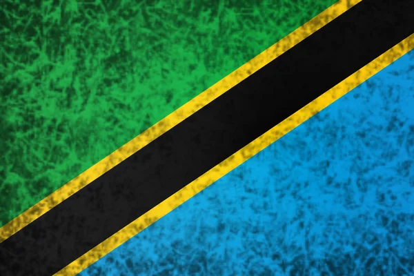 Flag of Tanzania. — Stock Photo, Image