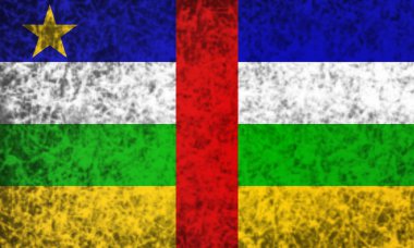 Orta Afrika Cumhuriyeti Bayrağı.