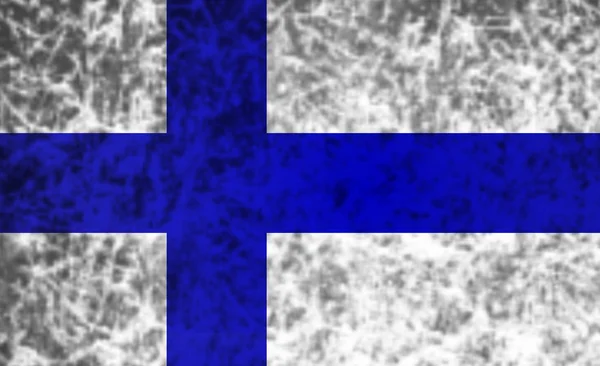 Bandera de Finlandia . —  Fotos de Stock