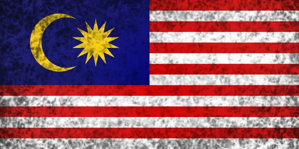 Bandera de malaysia. —  Fotos de Stock