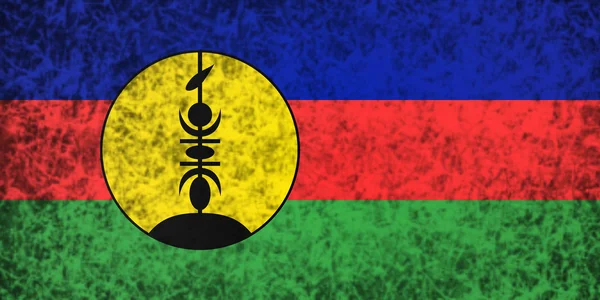 Flaga Nowej Kaledonii. — Zdjęcie stockowe