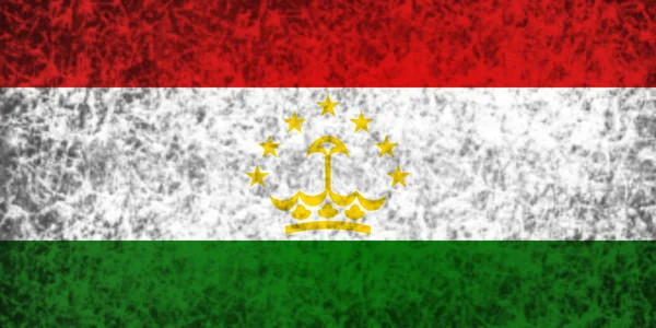 Vlajka Tádžikistánu. — Stock fotografie