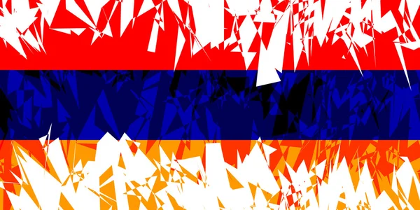 Flagge von Armenien. — Stockvektor