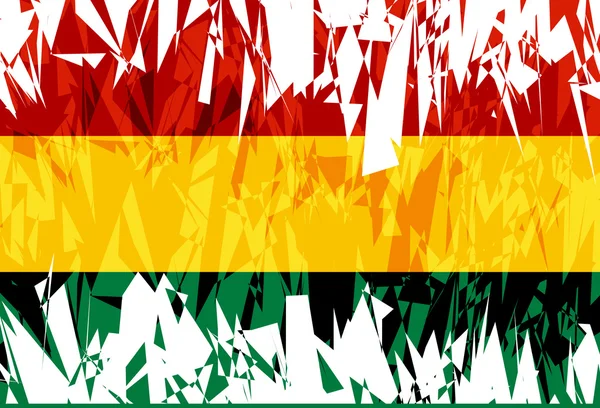 Bandera de Bolivia . — Vector de stock