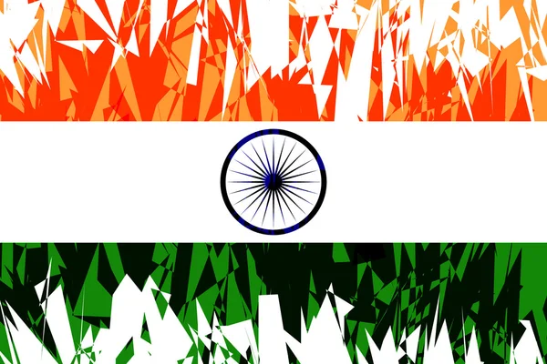 भारत का ध्वज . — स्टॉक वेक्टर