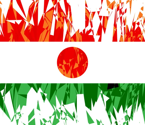 Σημαία του Νίγηρα. — Διανυσματικό Αρχείο