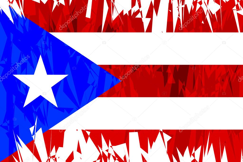 Flag of Puerto Rico.