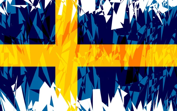 Flag of Sweden. — Stock Vector