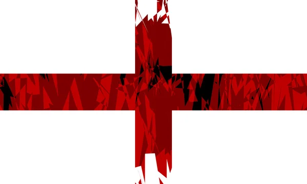 Bandeira da Inglaterra . — Vetor de Stock