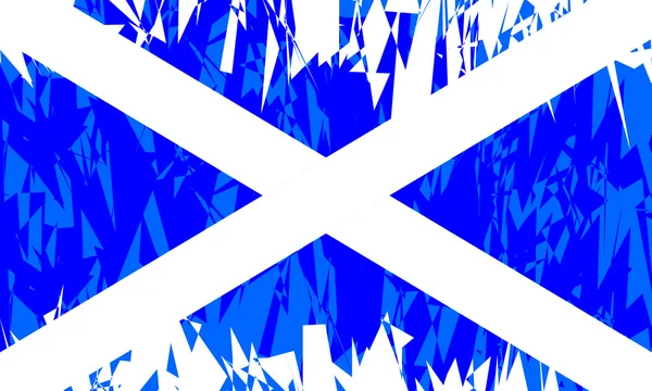 Bandera de Scotland . — Vector de stock