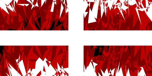 Прапор Мальтійський Орден몰타의 순서의 국기. — стоковий вектор