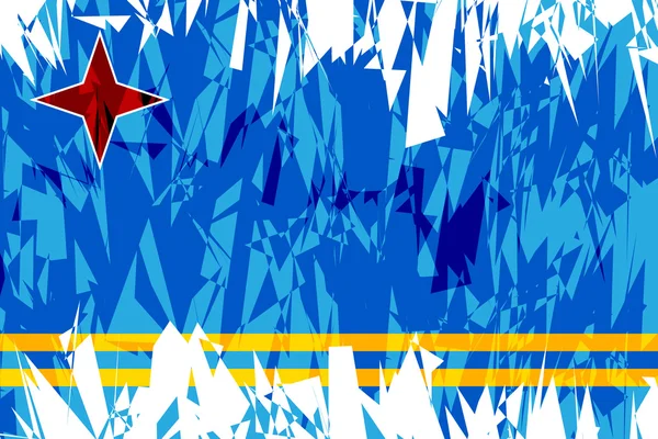 Σημαία της Αρούμπα. — Διανυσματικό Αρχείο