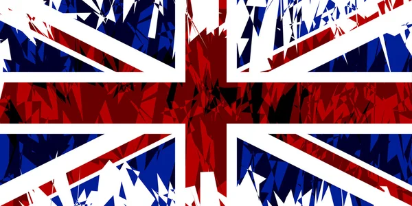 Birleşik Krallık Bayrağı. — Stok Vektör