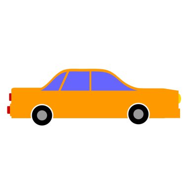 beyaz araba simgesini.