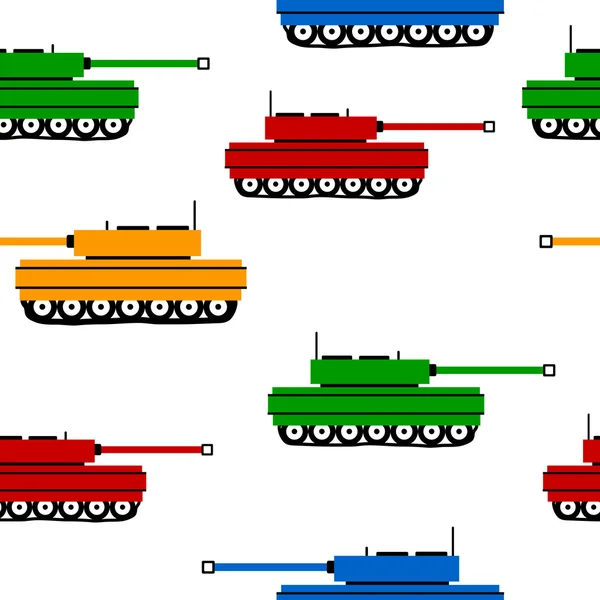 Panzer pictogrammen op wit. — Stockvector