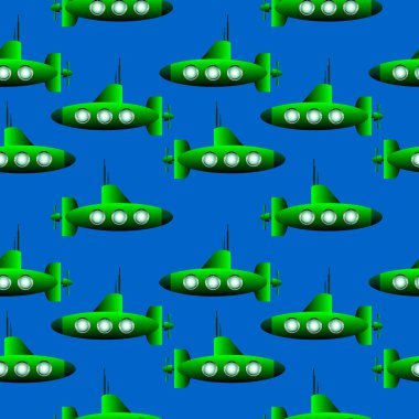 Denizaltı seamless modeli.