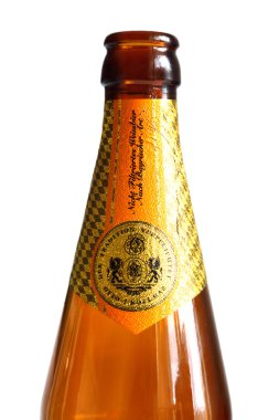 Beyaz Oettinger Weiss bira şişe.