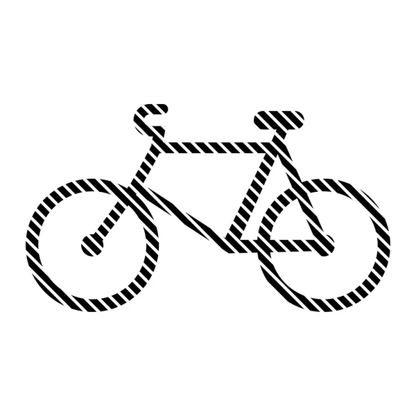 Bike sign on white. — Stock Vector