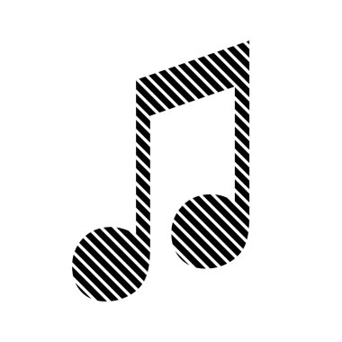 Müzik tabelada beyaz..