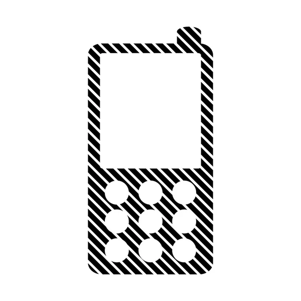 Signe de téléphone sur blanc . — Image vectorielle