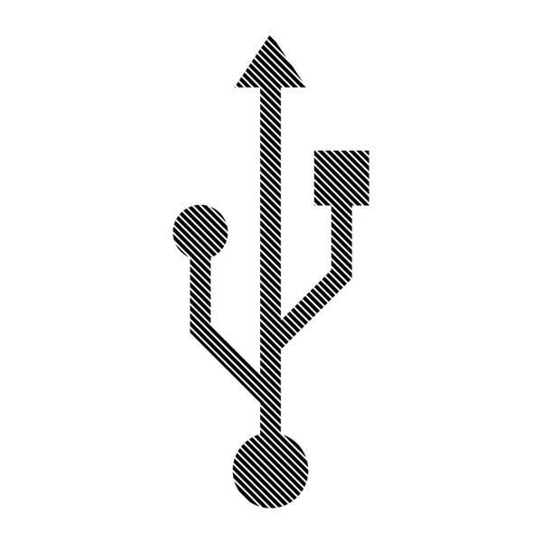 USB-flash tecken. — Stock vektor