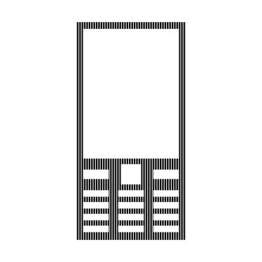 Beyaz telefon işareti.