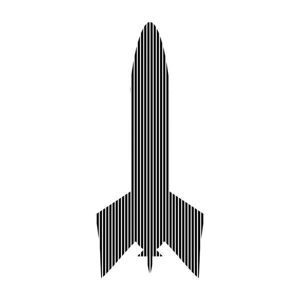 Запуск ракеты . — стоковый вектор