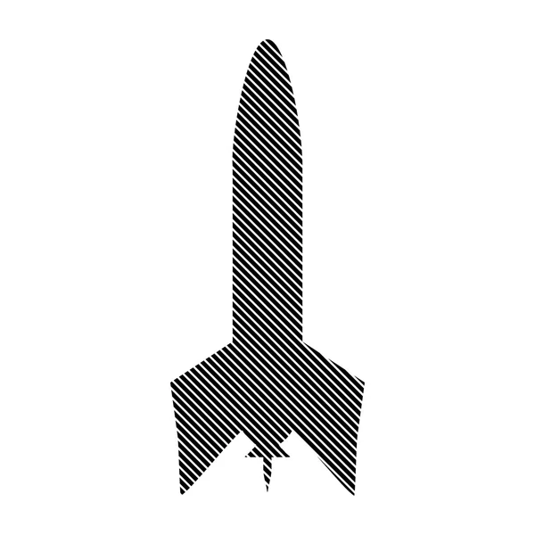 Iniciando señal de cohete . — Vector de stock