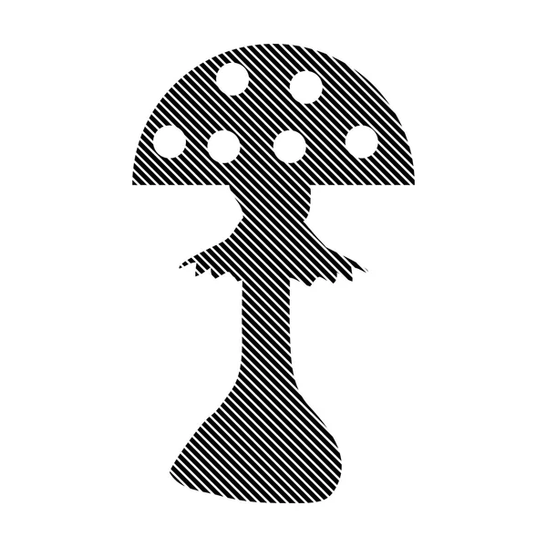 Signo de Amanita en blanco . — Archivo Imágenes Vectoriales