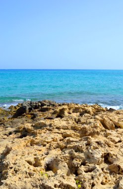 Kayalar Ege Denizi Sahili.