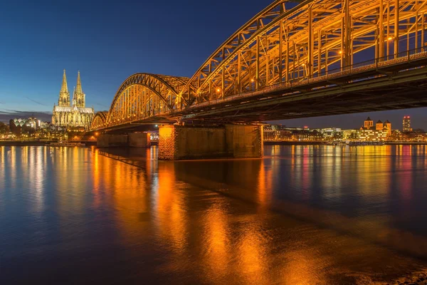 Bridge and the Dom of Cologne — Stock Photo, Image