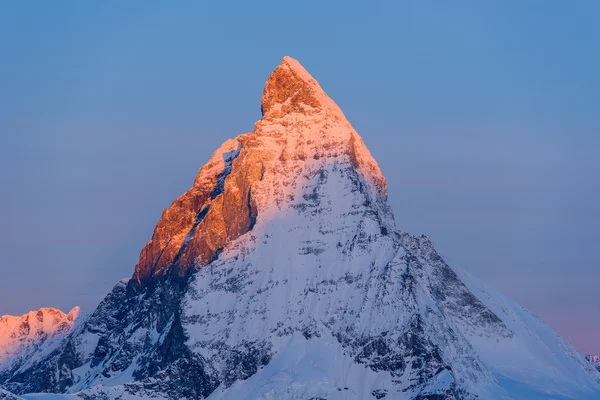 Der Matterhorngipfel Schweiz — Stockfoto