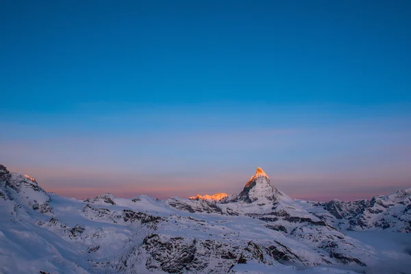 Der Matterhorngipfel Schweiz — Stockfoto