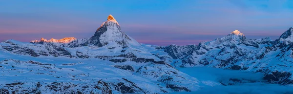 Szwajcaria szczyt Matterhorn — Zdjęcie stockowe