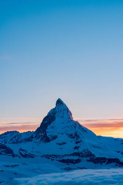 Szwajcaria szczyt Matterhorn — Zdjęcie stockowe