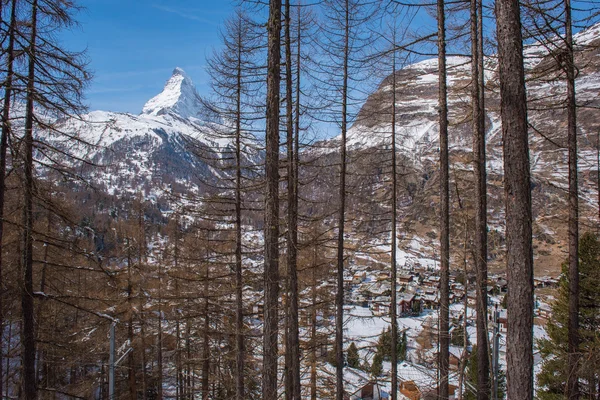 Matterhorn tepe İsviçre — Stok fotoğraf