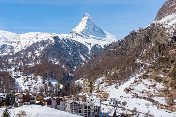 Matterhorn tepe İsviçre — Stok fotoğraf