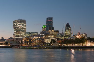 Londra cityscape, kule köprü