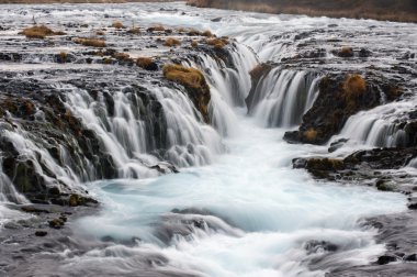 Bruarfoss şelale, İzlanda